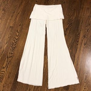 Prana ivory Bellbottom pants size S